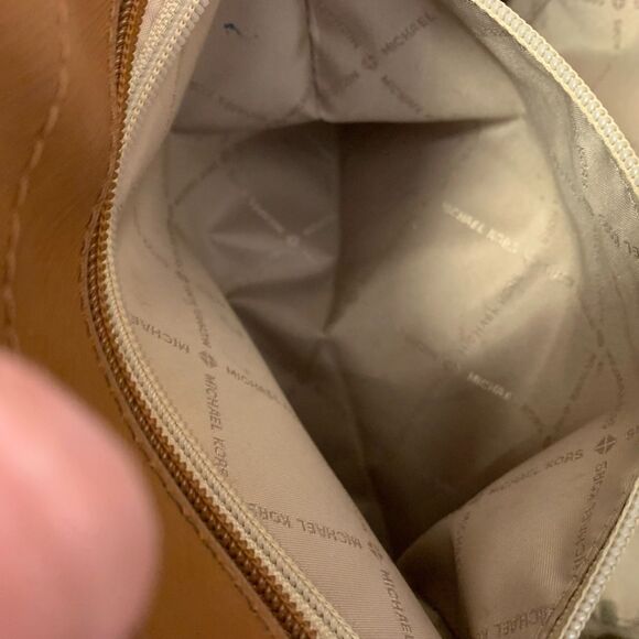 Michael Kors Jet Set Large Travel Chain‎ Shoulder Tote Signature Brown - Picture 10 of 16